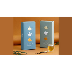 （預購）京盛宇 - 阿里山金萱 100g｜心願禮盒(綠)-單罐茶葉禮盒（附專屬提袋）