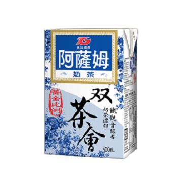 阿薩姆 雙茶會 鐵觀音奶茶 400ML 6入 Assam Double Tea Party Tieguanyin Milk Tea 400ML 6 pack