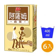 阿薩姆 原味奶茶 400ML  6入 Assam Milk Tea 400ML 6 Pack