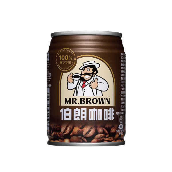 伯朗咖啡-原味 240ml 6入  Brown Coffee-Original 240ml 6 pack