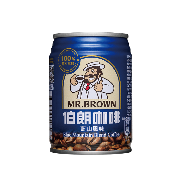 伯朗咖啡-藍山口味 240ml 6入  Brown Coffee-Blue Mountain Flavor 240ml 6 pack