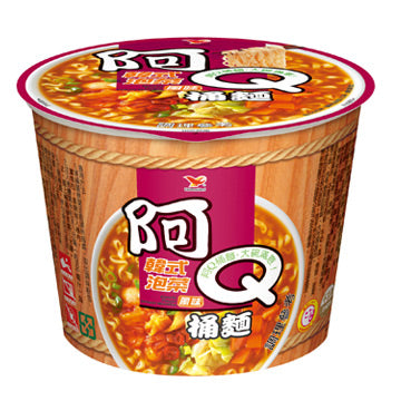 阿 Q 桶麵 韓式泡菜鍋102G * 3入 A Q Bucket Noodle Korean Kimchi Pot 102G * 3pac