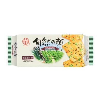 自然之顏 蘇打餅 - 紫菜140G  Natural Beauty Soda Crackers 140G