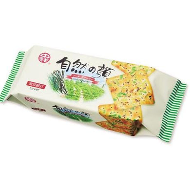 自然之顏 蘇打餅 - 蔬菜🥬 140G  Natural Beauty Soda Crackers-Vegetables 140G